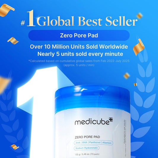 Medicube Toner Zero Pore Pad 2.0 Dual-Textured Facial Pads