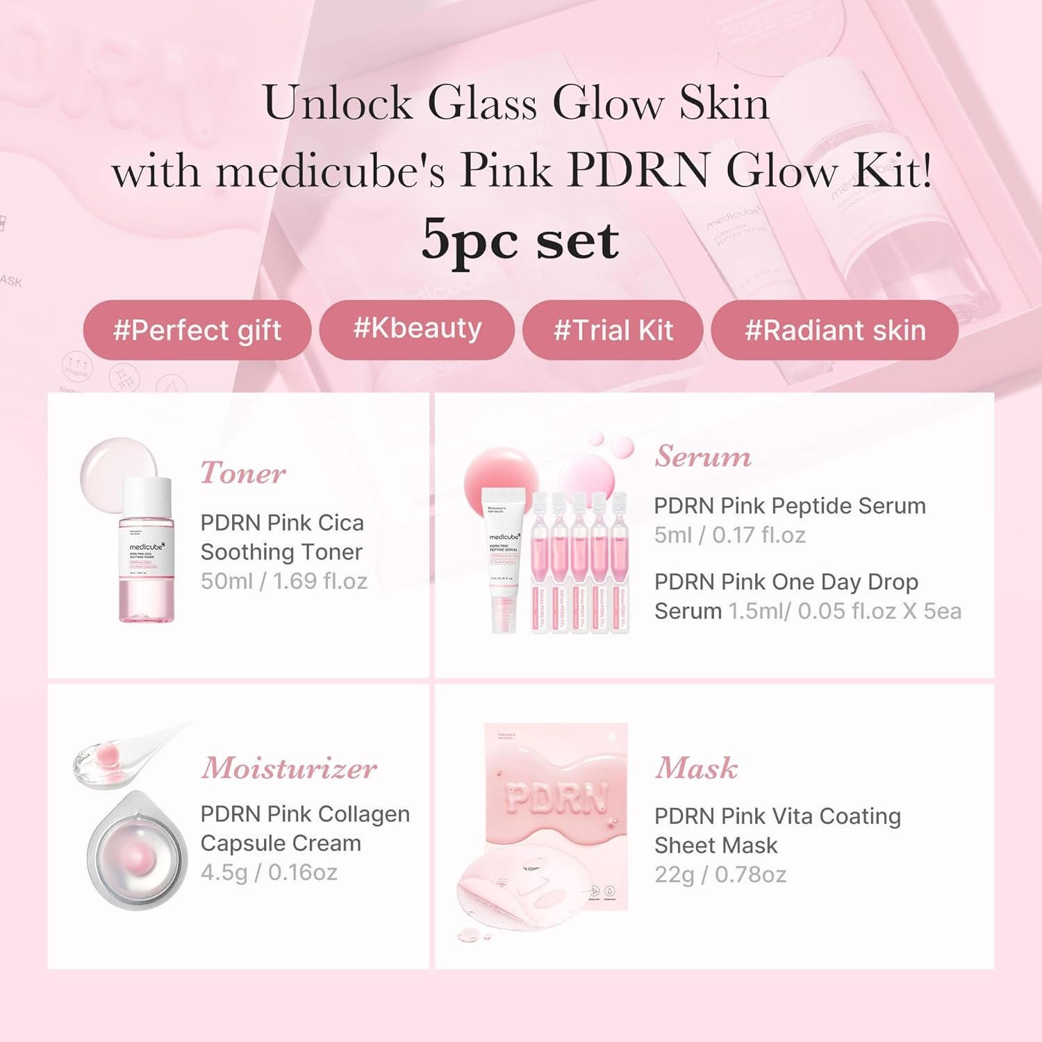 Medicube Salmon DNA PDRN Trial Kit