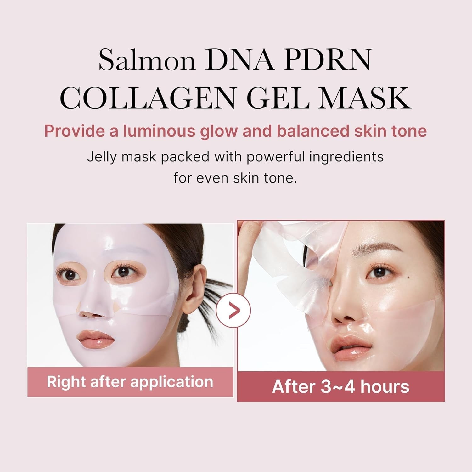 Medicube Salmon DNA PDRN Pink Collagen Jelly Gel Mask | Overnight Face Mask 