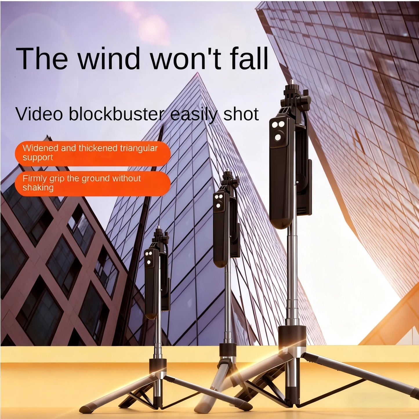 AI Face Tracking Stabilizer 360 Auto Rotation Follow Gimbal with Remote Selfie Stick Tripod for Iphone Android