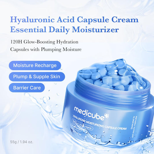 Hyaluronic Acid Capsule Cream 120H Long-Lasting Hydration
