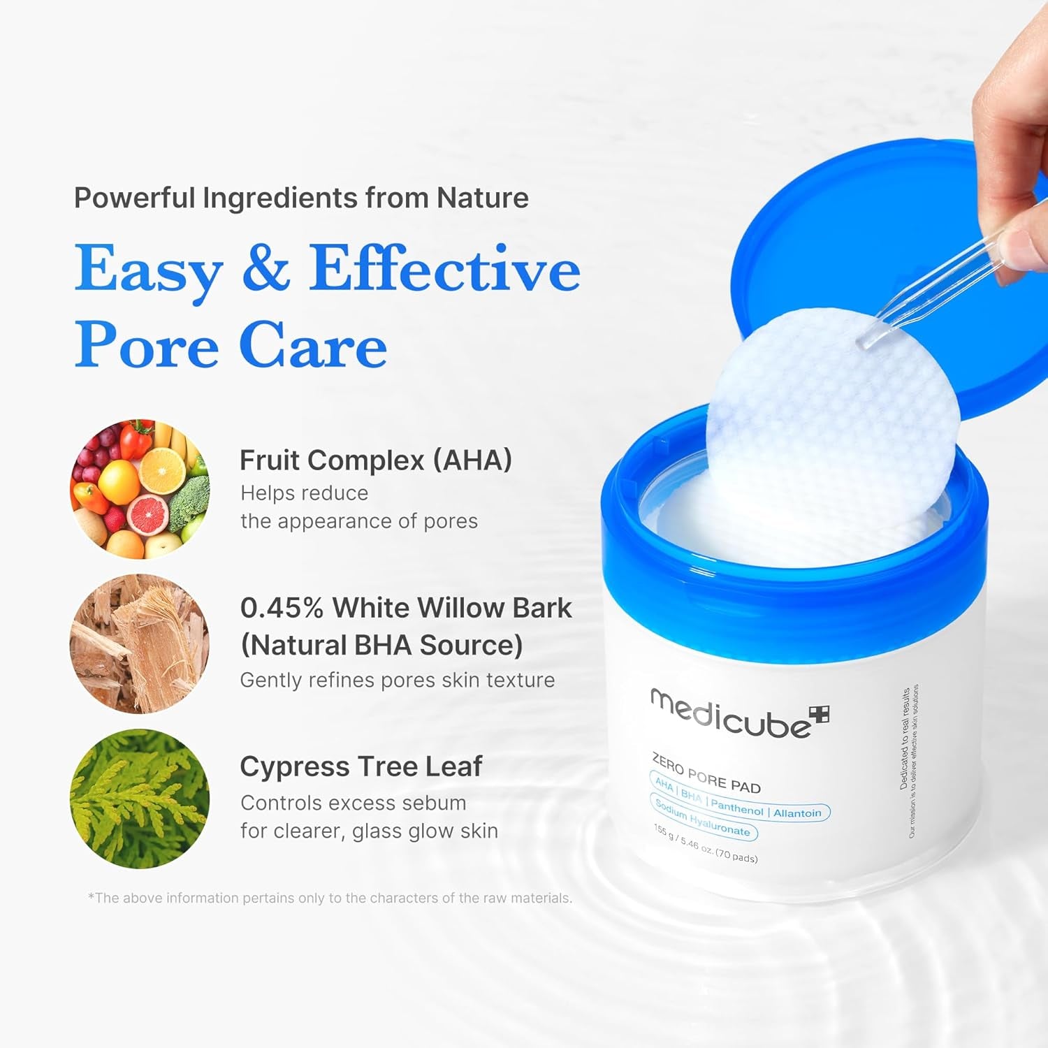 Medicube Toner Zero Pore Pad 2.0 Dual-Textured Facial Pads
