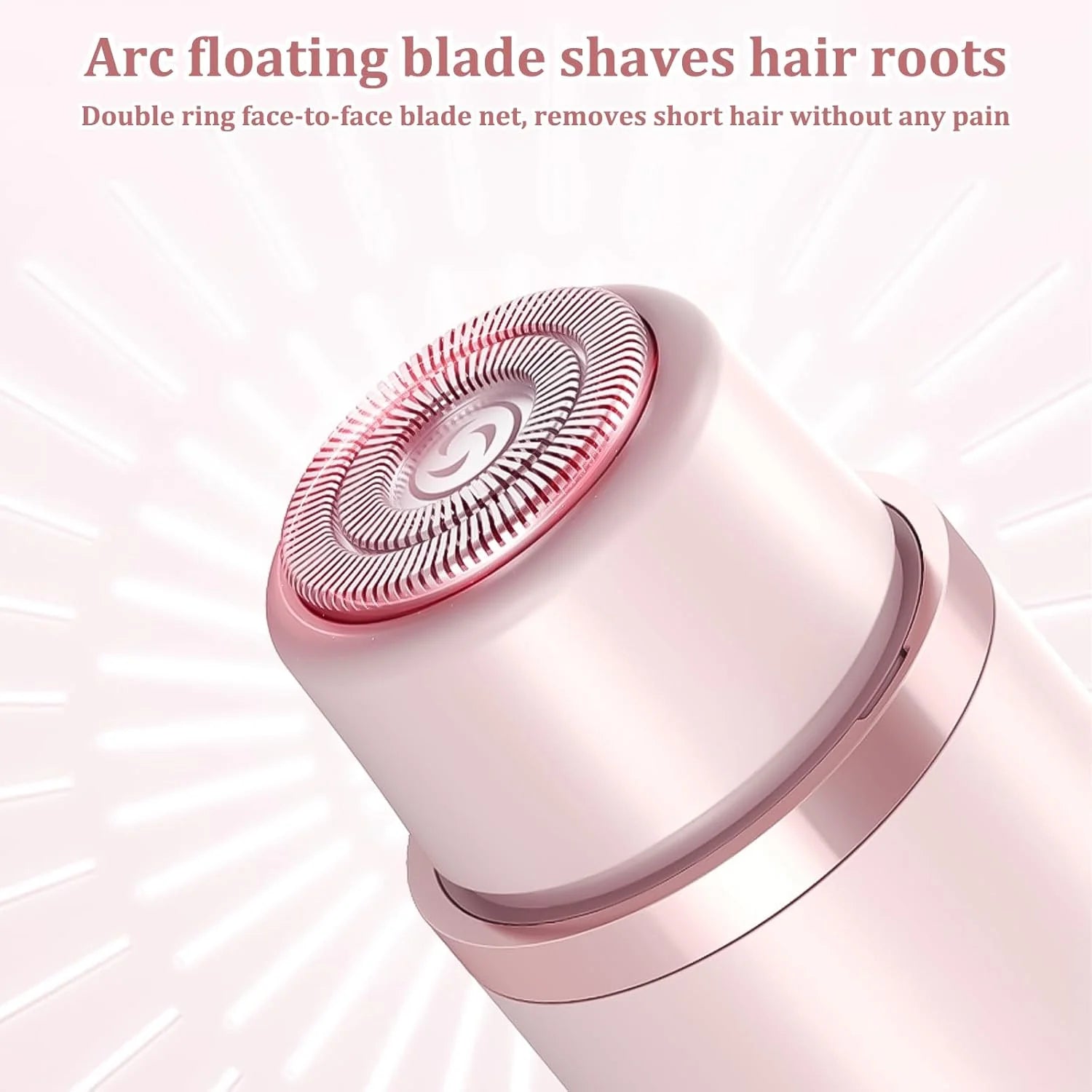 Woman Electric Razor Gift, Dual-Head Shaver Face Bikini Trimmer, Rechargeable Wet Dry Use