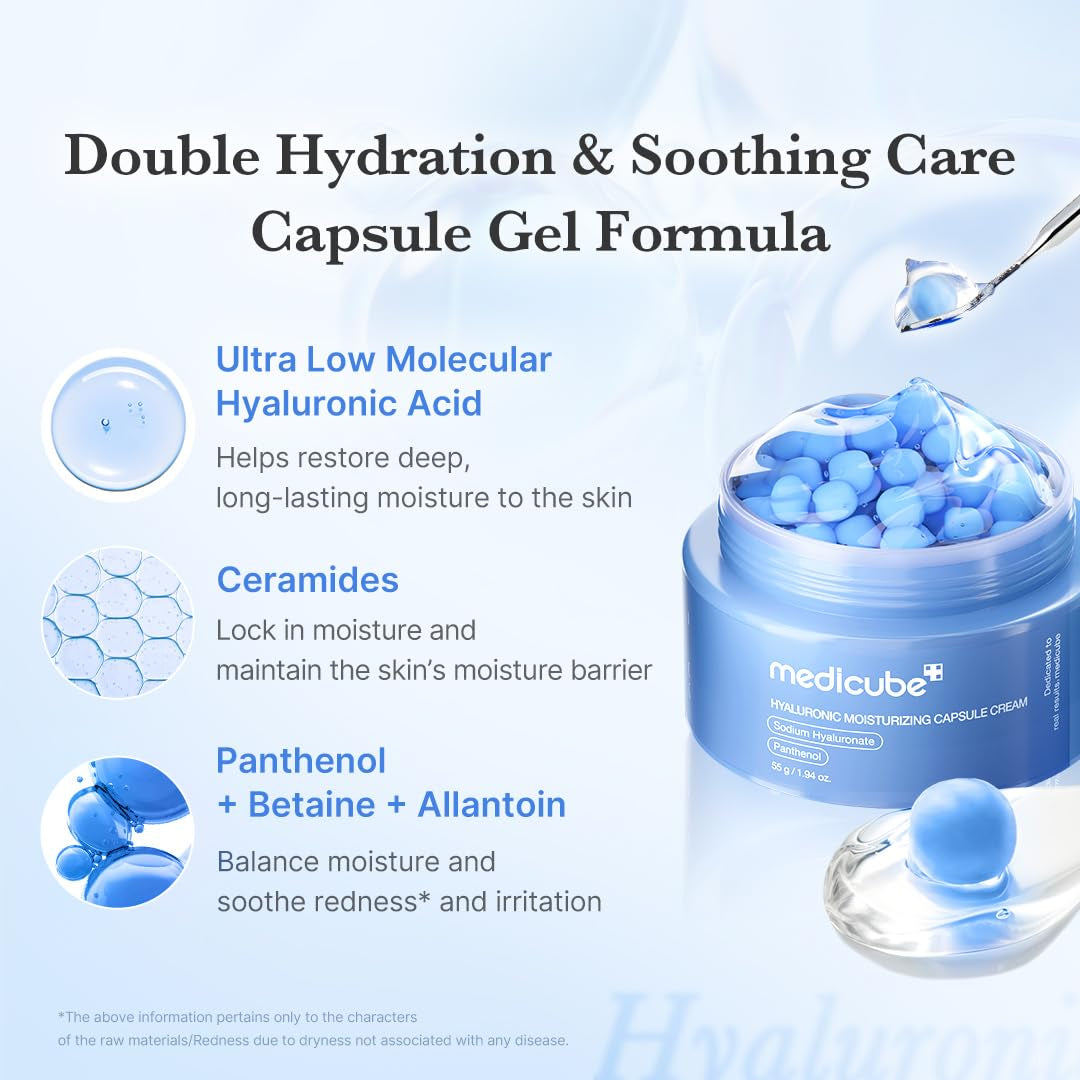Hyaluronic Acid Capsule Cream 120H Long-Lasting Hydration