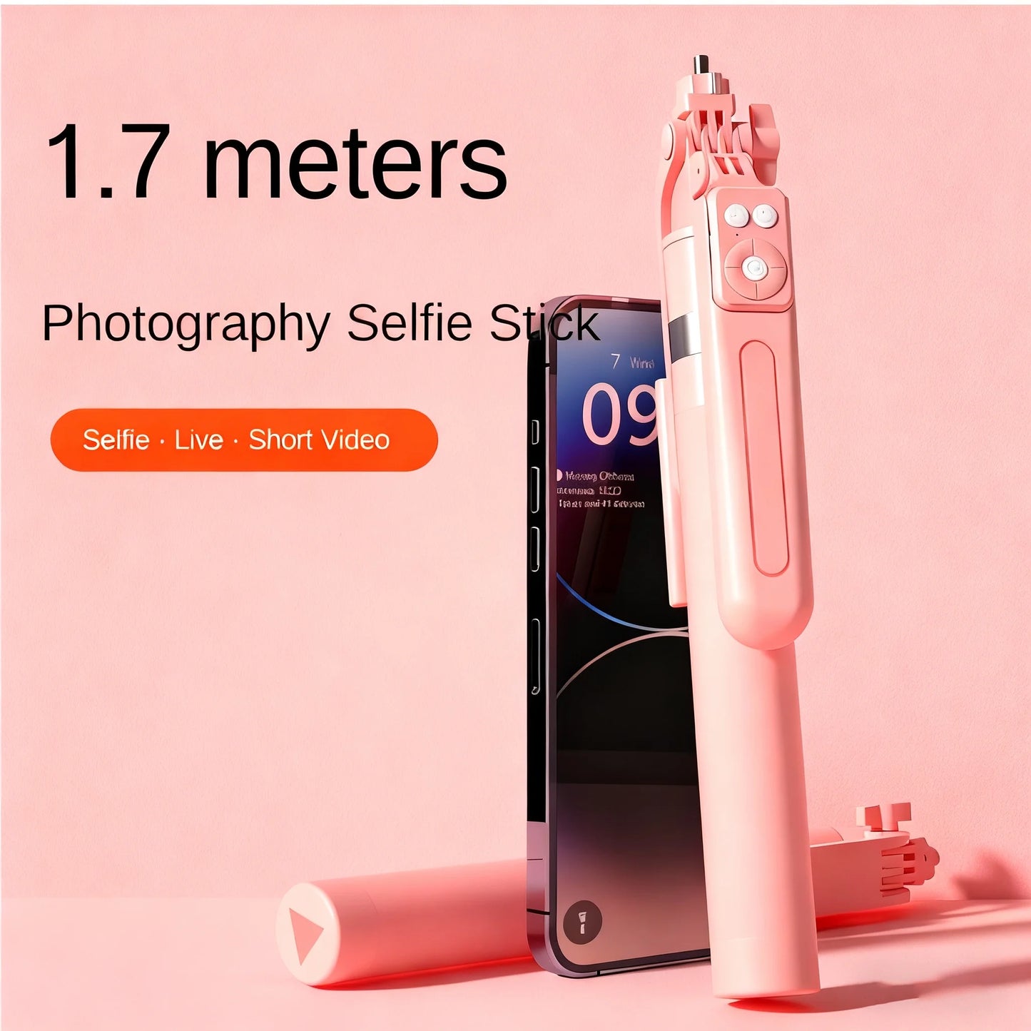 AI Face Tracking Stabilizer 360 Auto Rotation Follow Gimbal with Remote Selfie Stick Tripod for Iphone Android