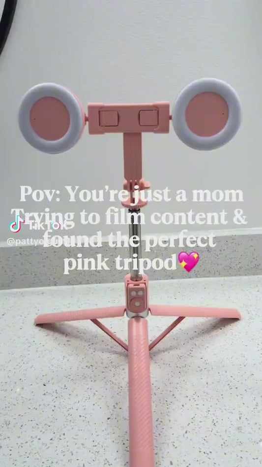 AI Face Tracking Stabilizer 360 Auto Rotation Follow Gimbal Selfie Stick Tripod (Iphone & Android)